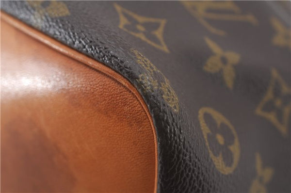 Authentic Louis Vuitton Monogram Petit Noe M42226 Shoulder Drawstring Bag 2837F