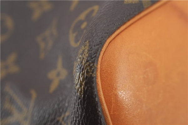 Authentic Louis Vuitton Monogram Petit Noe M42226 Shoulder Drawstring Bag 2837F