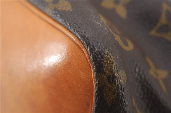 Authentic Louis Vuitton Monogram Petit Noe M42226 Shoulder Drawstring Bag 2837F