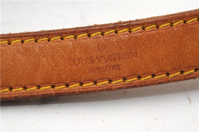 Authentic Louis Vuitton Monogram Petit Noe M42226 Shoulder Drawstring Bag 2837F