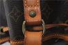 Authentic Louis Vuitton Monogram Petit Noe M42226 Shoulder Drawstring Bag 2837F