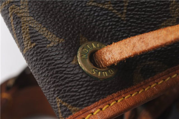 Authentic Louis Vuitton Monogram Petit Noe M42226 Shoulder Drawstring Bag 2837F