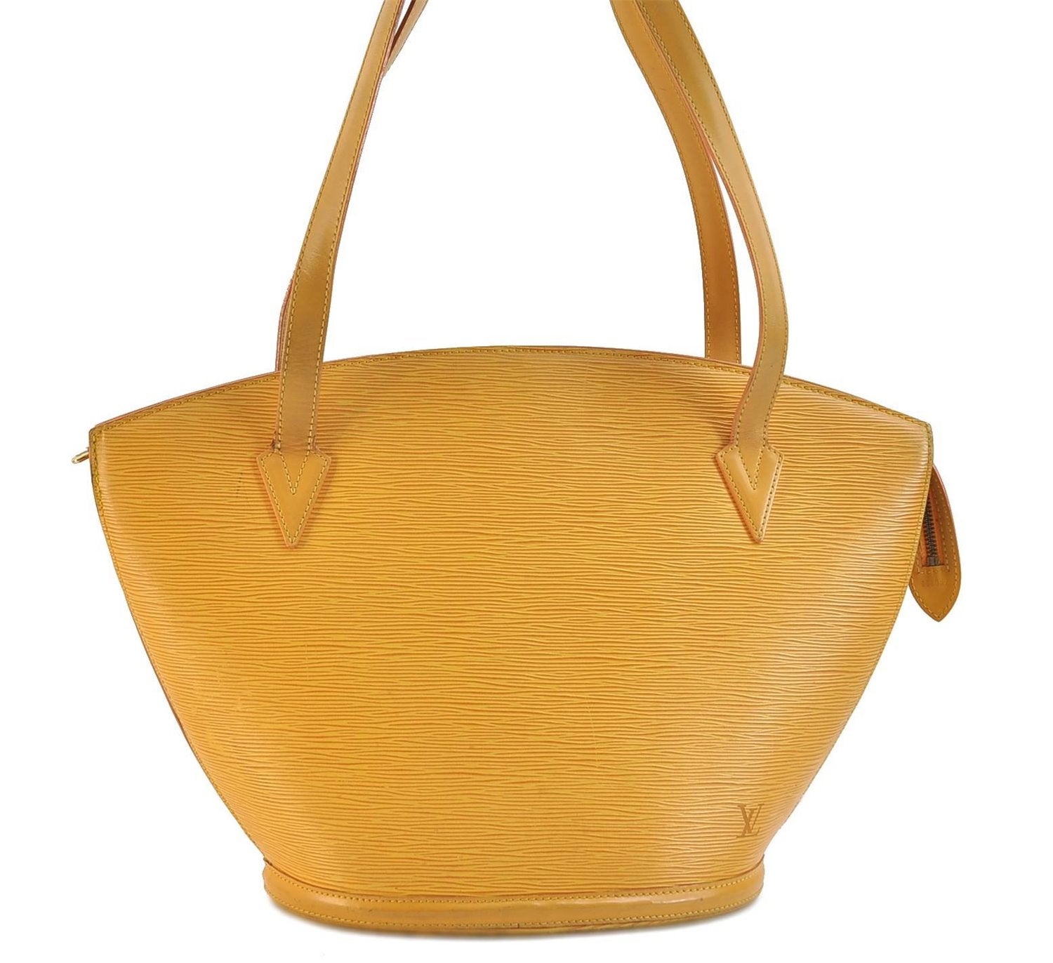 Auth Louis Vuitton Epi Saint Jacques Shopping Shoulder Bag M52269 Yellow 2839D