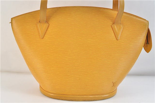 Auth Louis Vuitton Epi Saint Jacques Shopping Shoulder Bag M52269 Yellow 2839D