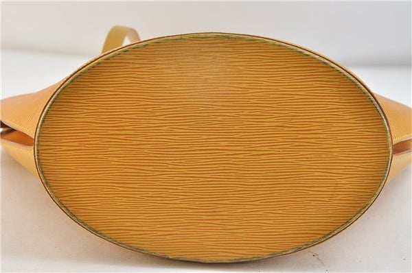 Auth Louis Vuitton Epi Saint Jacques Shopping Shoulder Bag M52269 Yellow 2839D