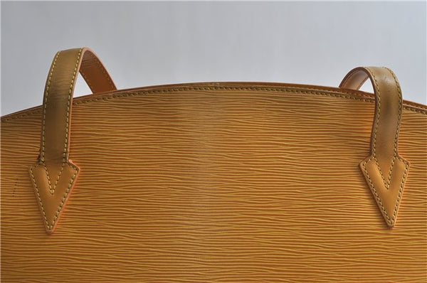 Auth Louis Vuitton Epi Saint Jacques Shopping Shoulder Bag M52269 Yellow 2839D