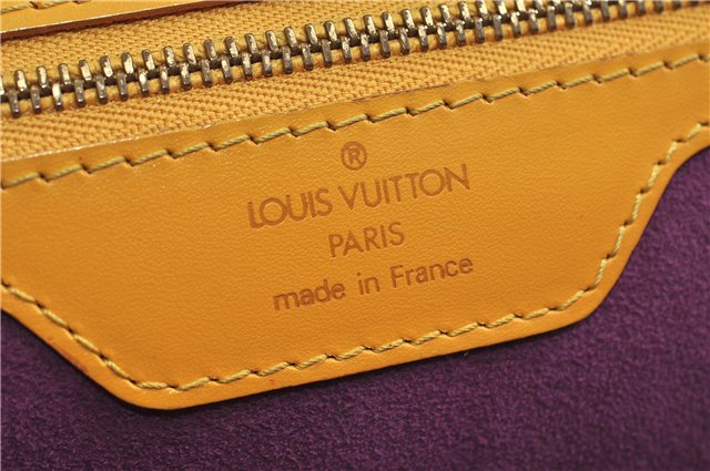 Auth Louis Vuitton Epi Saint Jacques Shopping Shoulder Bag M52269 Yellow 2839D