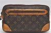 Auth Louis Vuitton Monogram Marly Dragonne GM Clutch Hand Bag M51825 Junk 2839E
