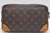 Auth Louis Vuitton Monogram Marly Dragonne GM Clutch Hand Bag M51825 Junk 2839E