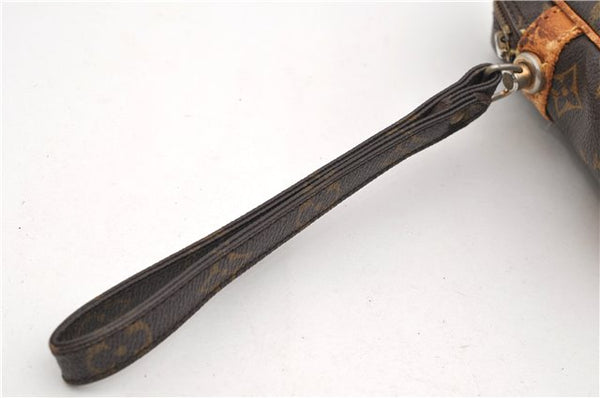 Auth Louis Vuitton Monogram Marly Dragonne GM Clutch Hand Bag M51825 Junk 2839E