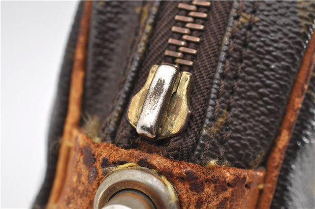 Auth Louis Vuitton Monogram Marly Dragonne GM Clutch Hand Bag M51825 Junk 2839E