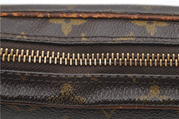 Auth Louis Vuitton Monogram Marly Dragonne GM Clutch Hand Bag M51825 Junk 2839E