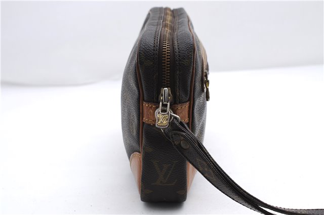 Auth Louis Vuitton Monogram Marly Dragonne GM Clutch Hand Bag M51825 LV 2840E