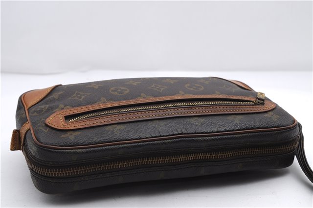 Auth Louis Vuitton Monogram Marly Dragonne GM Clutch Hand Bag M51825 LV 2840E