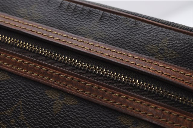 Auth Louis Vuitton Monogram Marly Dragonne GM Clutch Hand Bag M51825 LV 2840E