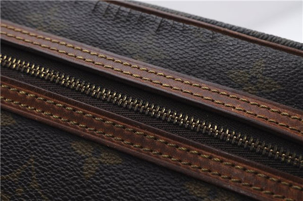 Auth Louis Vuitton Monogram Marly Dragonne GM Clutch Hand Bag M51825 LV 2840E