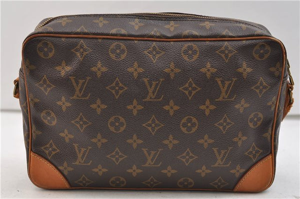 Authentic Louis Vuitton Monogram Trocadero 30 Shoulder Cross Bag M51272 LV 2841E