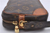 Auth Louis Vuitton Monogram Marly Dragonne PM Clutch Hand Bag M51827 LV 2842D