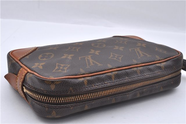 Auth Louis Vuitton Monogram Marly Dragonne PM Clutch Hand Bag M51827 LV 2842D