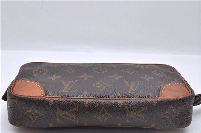 Auth Louis Vuitton Monogram Marly Dragonne PM Clutch Hand Bag M51827 LV 2842D