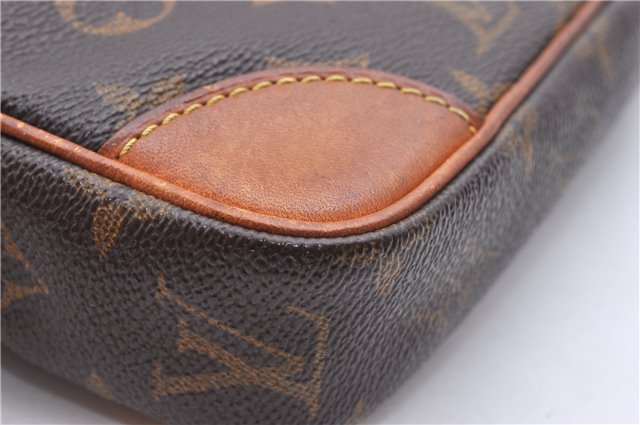 Auth Louis Vuitton Monogram Marly Dragonne PM Clutch Hand Bag M51827 LV 2842D