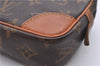 Auth Louis Vuitton Monogram Marly Dragonne PM Clutch Hand Bag M51827 LV 2842D