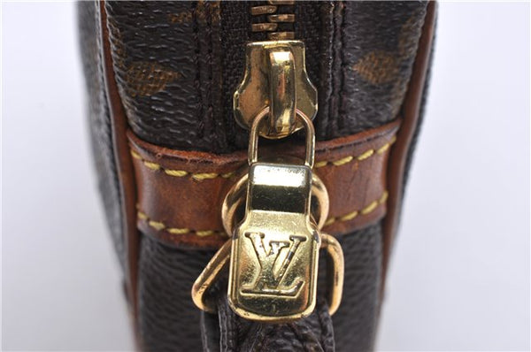 Auth Louis Vuitton Monogram Marly Dragonne PM Clutch Hand Bag M51827 LV 2842D