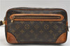 Authentic Louis Vuitton Monogram Marly Dragonne GM Clutch Hand Bag M51825 2842E