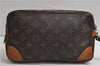 Authentic Louis Vuitton Monogram Marly Dragonne GM Clutch Hand Bag M51825 2842E