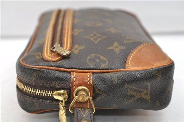 Authentic Louis Vuitton Monogram Marly Dragonne GM Clutch Hand Bag M51825 2842E