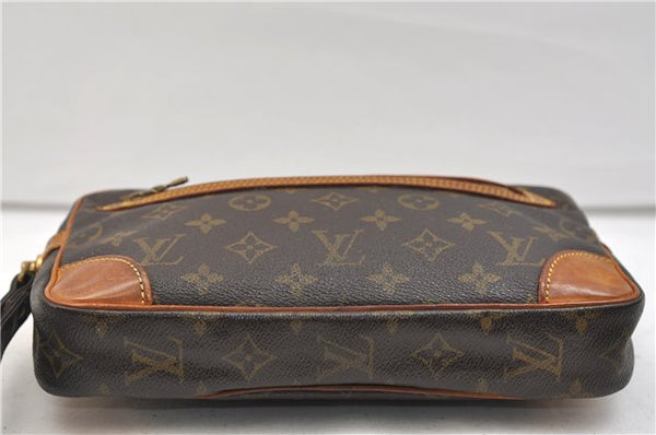 Authentic Louis Vuitton Monogram Marly Dragonne GM Clutch Hand Bag M51825 2842E