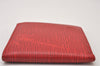 Authentic Louis Vuitton Epi Porte Billet Carte Credit Monnaie Wallet Red 2843I