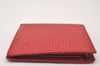 Authentic Louis Vuitton Epi Porte Billet Carte Credit Monnaie Wallet Red 2843I