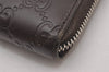 Authentic GUCCI Guccissima GG Leather Long Wallet Purse 233194 Brown 2844I