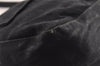 Authentic FENDI Mamma Baguette Shoulder Hand Bag Jersey Leather Black Junk 2845I