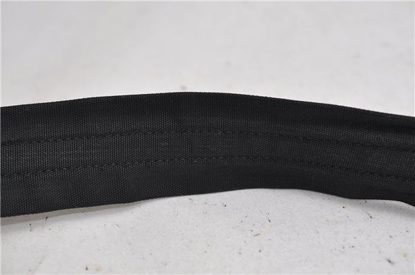 Authentic GUCCI Vintage Shoulder Tote Bag GG Suede Leather 0011206 Black 2846E