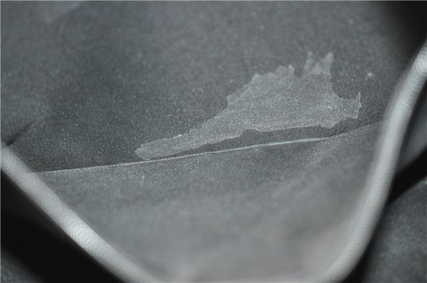 Authentic GUCCI Vintage Shoulder Tote Bag GG Suede Leather 0011206 Black 2846E