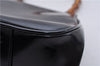 Authentic GUCCI Bamboo Vintage Shoulder Hand Bag Purse Enamel Black 2847E