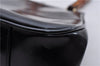 Authentic GUCCI Bamboo Vintage Shoulder Hand Bag Purse Enamel Black 2847E