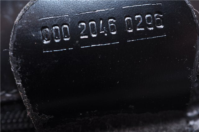 Authentic GUCCI Bamboo Vintage Shoulder Hand Bag Purse Enamel Black 2847E