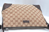 Authentic GUCCI Shoulder Cross Body Bag GG Canvas Leather 114273 Brown 2847H