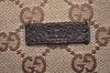 Authentic GUCCI Shoulder Cross Body Bag GG Canvas Leather 114273 Brown 2847H