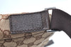 Authentic GUCCI Shoulder Cross Body Bag GG Canvas Leather 114273 Brown 2847H