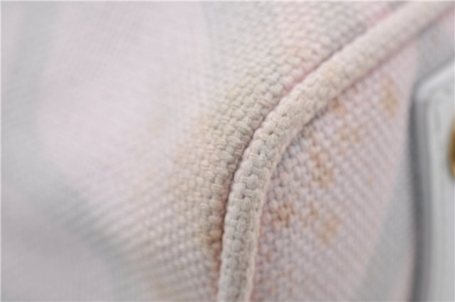 Authentic Louis Vuitton Cruise Line Tahitienne PM Tote Bag Pink M95672 LV 2848E