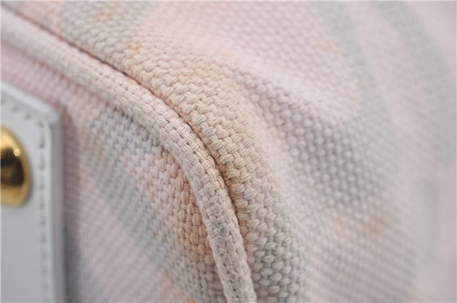 Authentic Louis Vuitton Cruise Line Tahitienne PM Tote Bag Pink M95672 LV 2848E