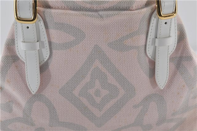 Authentic Louis Vuitton Cruise Line Tahitienne PM Tote Bag Pink M95672 LV 2848E