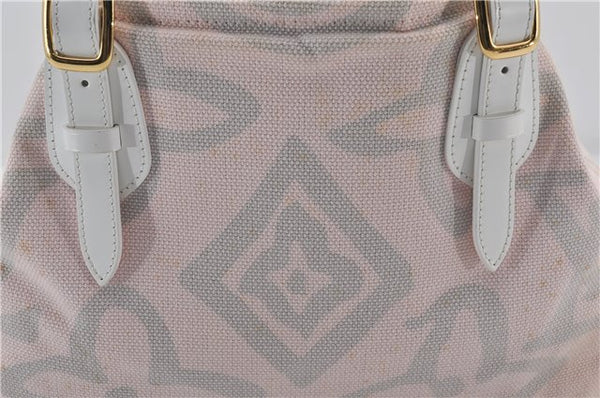 Authentic Louis Vuitton Cruise Line Tahitienne PM Tote Bag Pink M95672 LV 2848E