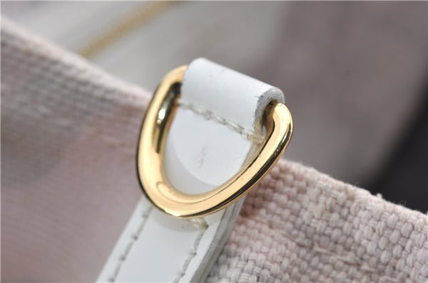 Authentic Louis Vuitton Cruise Line Tahitienne PM Tote Bag Pink M95672 LV 2848E