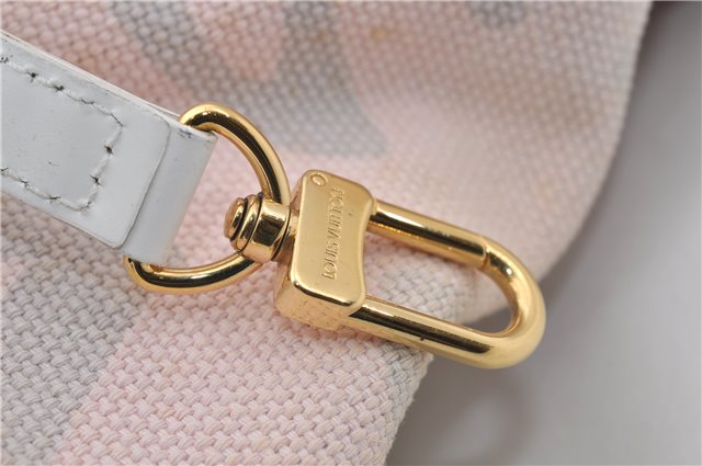 Authentic Louis Vuitton Cruise Line Tahitienne PM Tote Bag Pink M95672 LV 2848E