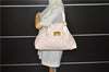 Authentic Louis Vuitton Cruise Line Tahitienne PM Tote Bag Pink M95672 LV 2848E